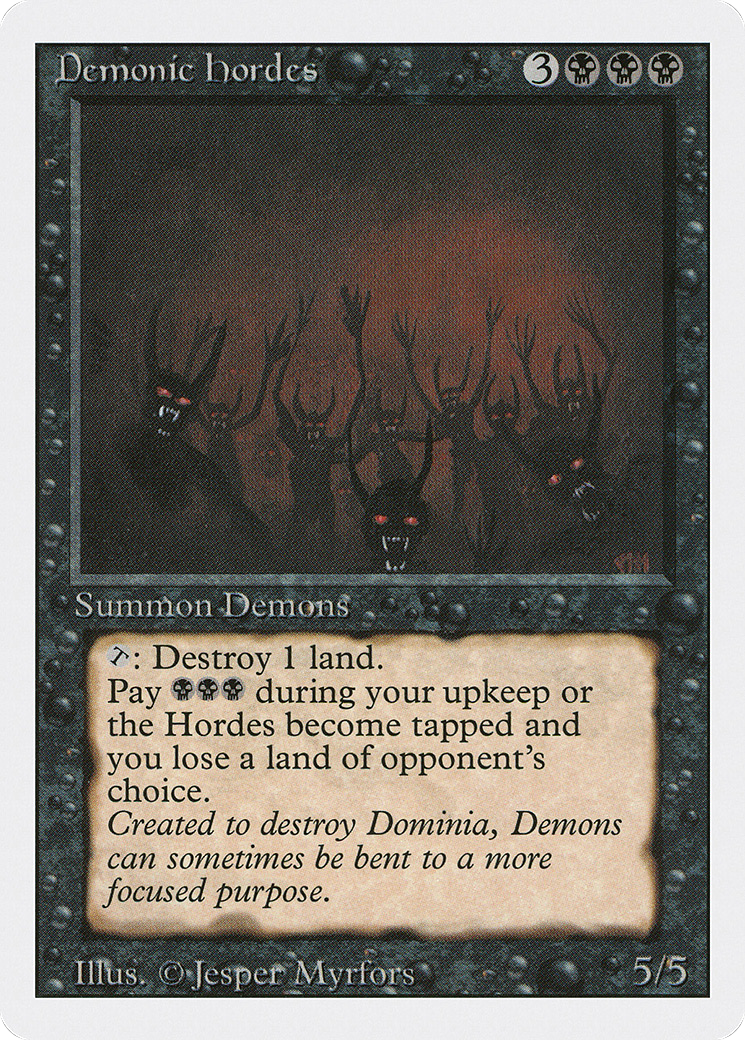 {R} Demonic Hordes [Revised Edition][3ED 104] - Misty Mountain Games