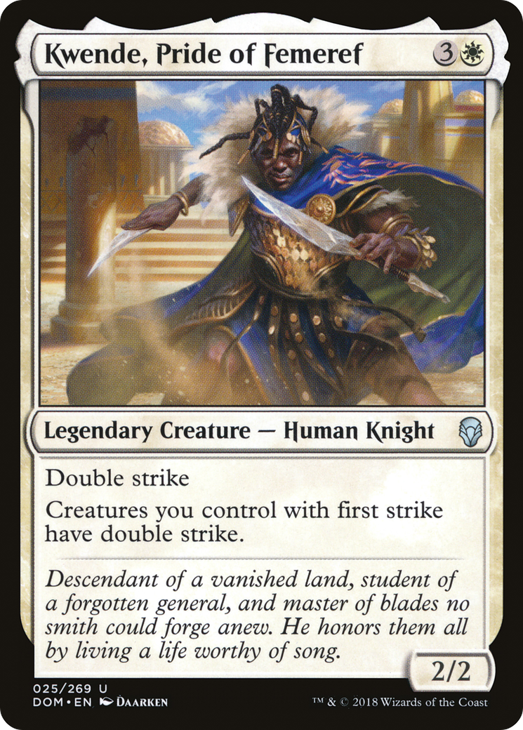 {C} Kwende, Pride of Femeref [Dominaria][DOM 025]