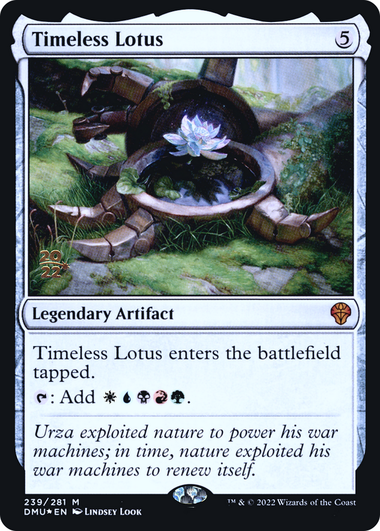 {R} Timeless Lotus [Dominaria United Prerelease Promos][PR DMU 239]