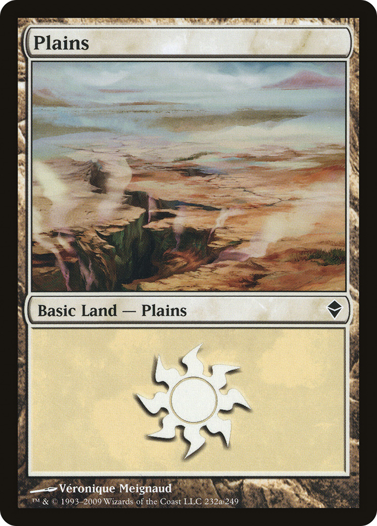 {B}[ZEN 232] Plains (232a) [Zendikar]