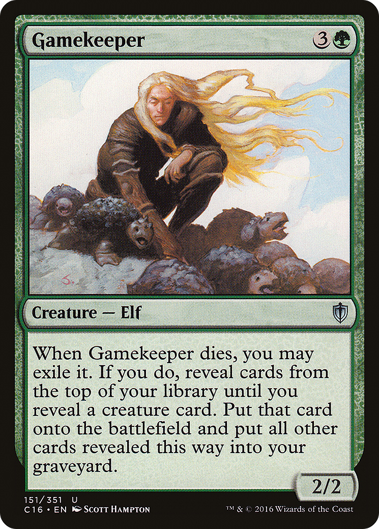 {C} Gamekeeper [Commander 2016][C16 151]