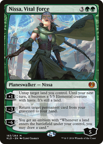 {R} Nissa, Vital Force [Kaladesh Promos][PA KLD 163]