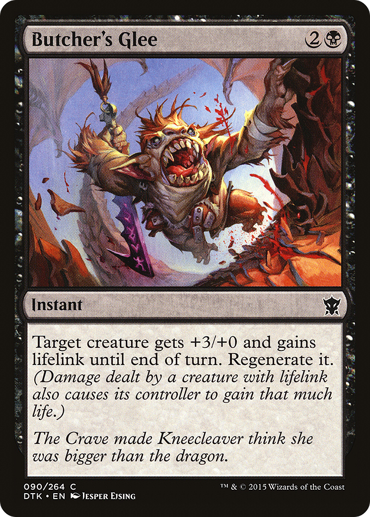 {C} Butcher's Glee [Dragons of Tarkir][DTK 090]