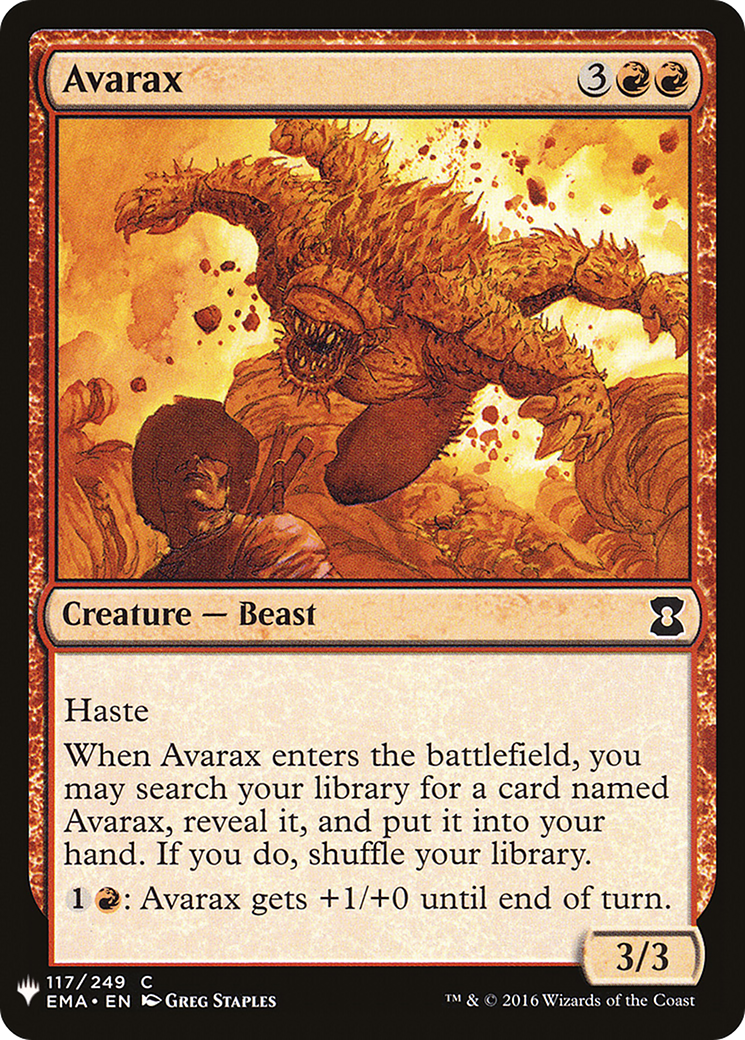{C} Avarax [Mystery Booster][LS EMA 117]