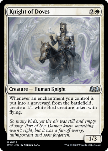 {@C} Knight of Doves [Wilds of Eldraine][WOE 019]