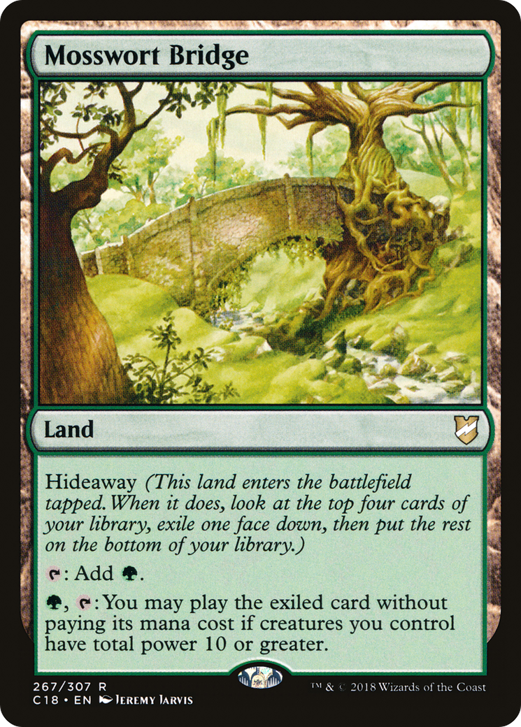 {R} Mosswort Bridge [Commander 2018][C18 267] - Misty Mountain Games