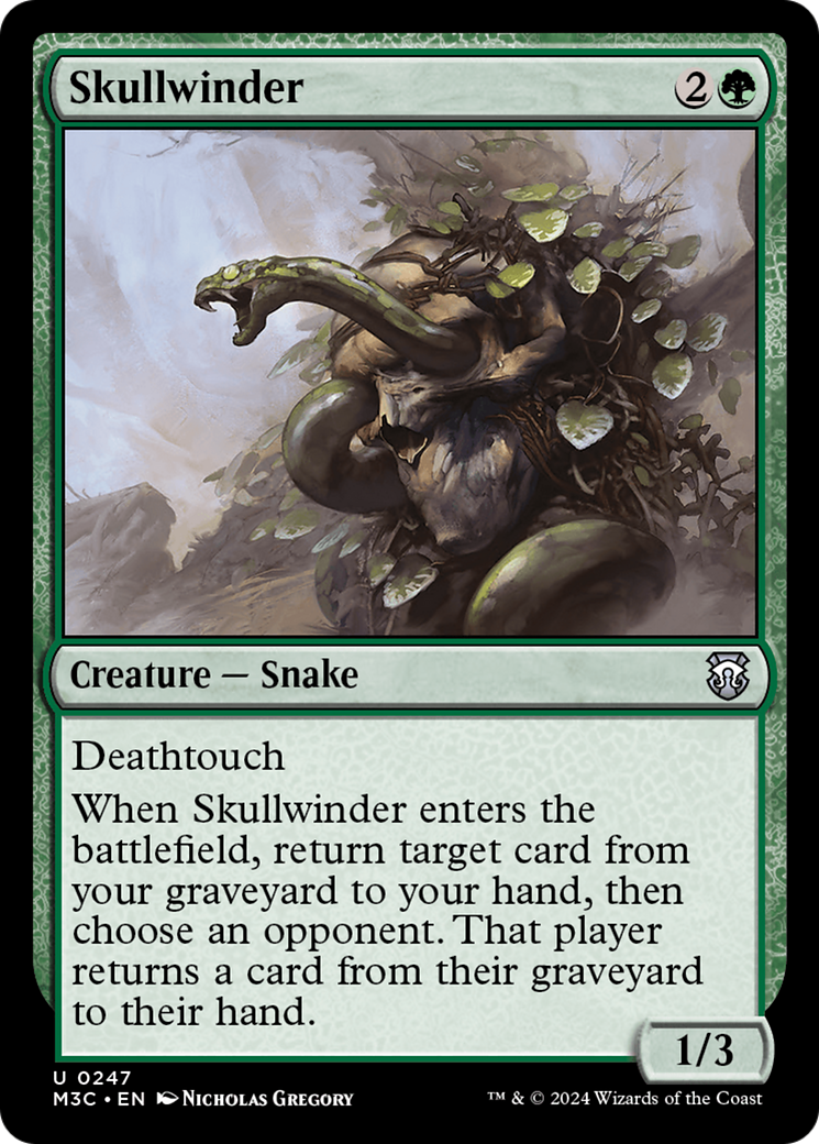 {C} Skullwinder (Ripple Foil) [Modern Horizons 3 Commander][RPF M3C 247]