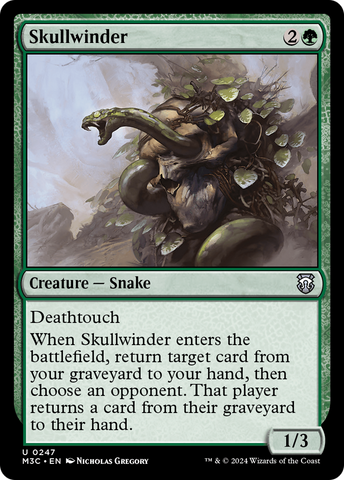 {C} Skullwinder (Ripple Foil) [Modern Horizons 3 Commander][RPF M3C 247]