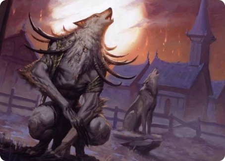 {A} Lord of the Ulvenwald Art Card [Innistrad: Midnight Hunt Art Series][AMID 064]