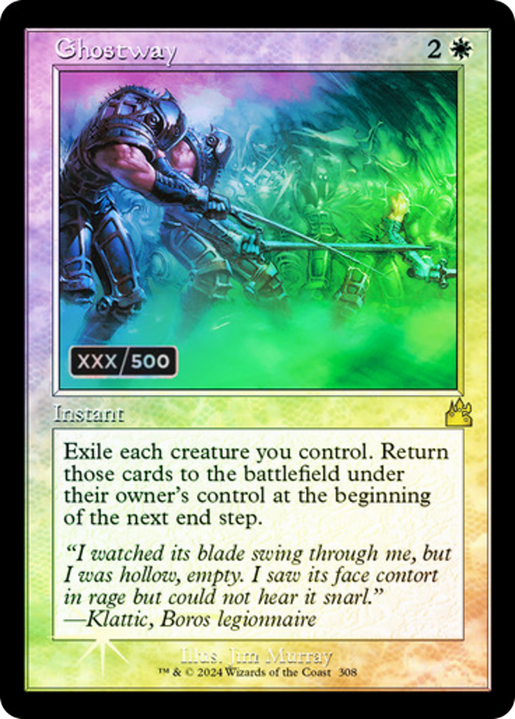 {R} Ghostway (Retro) (Serialized) [Ravnica Remastered][SR RVR 308]