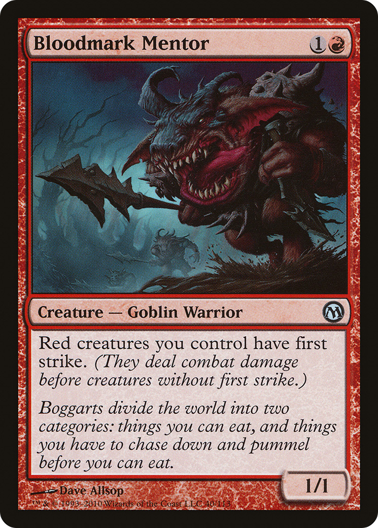 {C} Bloodmark Mentor [Duels of the Planeswalkers][DPA 040]