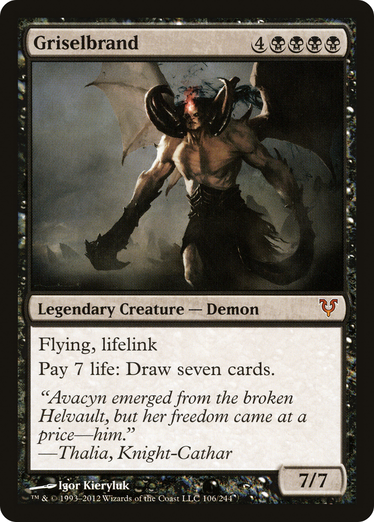 {R} Griselbrand [Avacyn Restored][AVR 106] - Misty Mountain Games