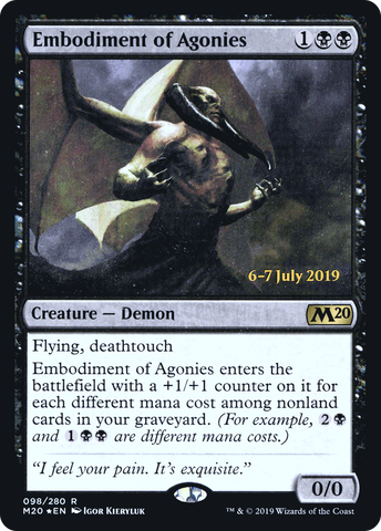 {R} Embodiment of Agonies [Core Set 2020 Prerelease Promos][PR M20 098]
