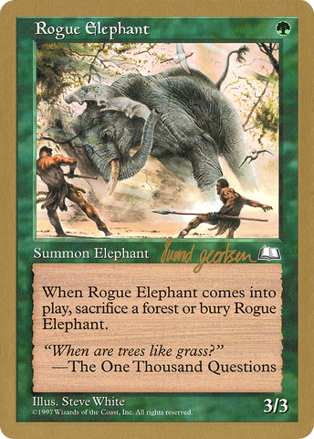 {C} Rogue Elephant (Svend Geertsen) [World Championship Decks 1997][GB WC97 SG139]