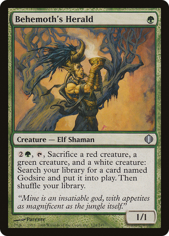 {C} Behemoth's Herald [Shards of Alara][ALA 124]