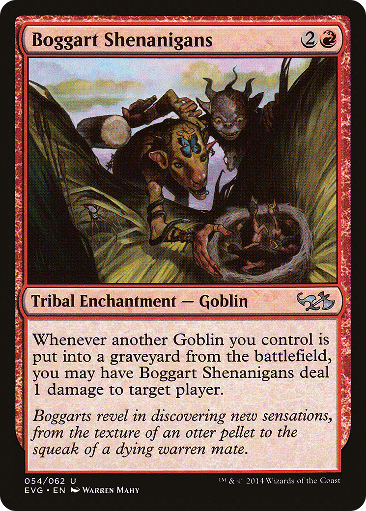 {C} Boggart Shenanigans (Elves vs. Goblins) [Duel Decks Anthology][EVG 054]