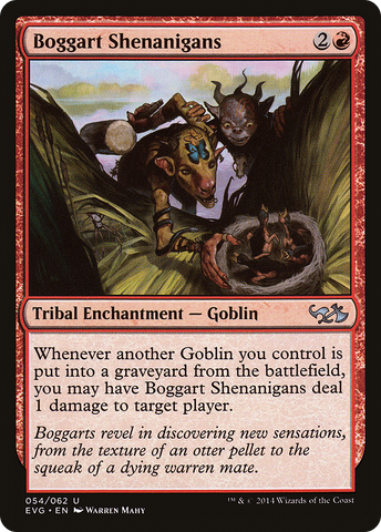 {C} Boggart Shenanigans (Elves vs. Goblins) [Duel Decks Anthology][EVG 054]