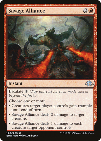 {C} Savage Alliance [Eldritch Moon][EMN 140]