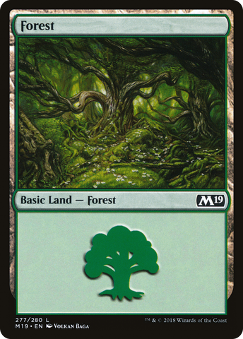 {B}[M19 277] Forest (277) [Core Set 2019]