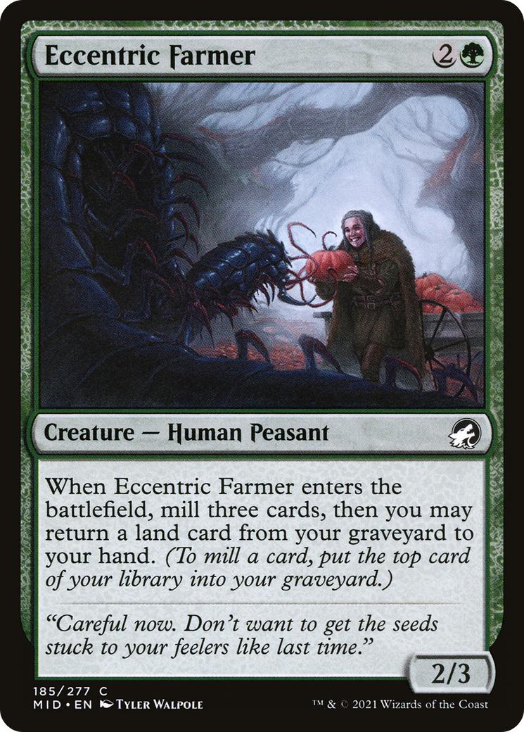 {C} Eccentric Farmer [Innistrad: Midnight Hunt][MID 185]