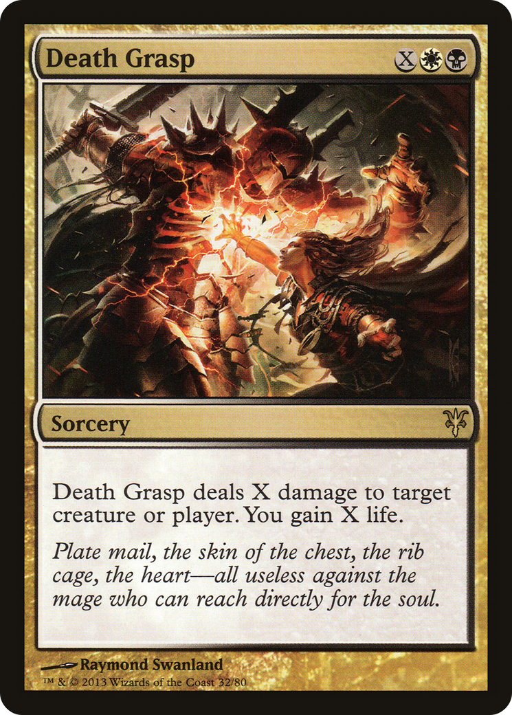 {R} Death Grasp [Duel Decks: Sorin vs. Tibalt][DDK 032]