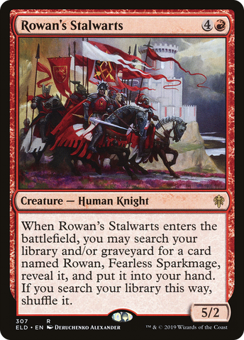 {R} Rowan's Stalwarts [Throne of Eldraine][ELD 307]