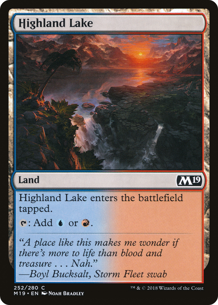 {C} Highland Lake [Core Set 2019][M19 252]