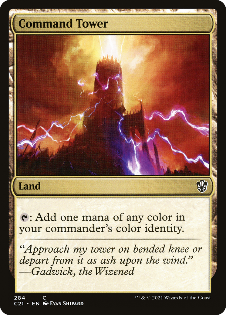 {C} Command Tower [Commander 2021][C21 284]