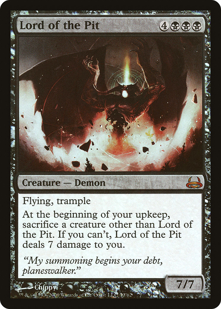 {R} Lord of the Pit [Duel Decks: Divine vs. Demonic][DDC 030] - Misty Mountain Games