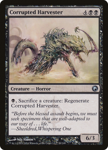 {C} Corrupted Harvester [Scars of Mirrodin][SOM 059]