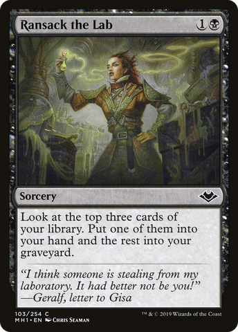 {C} Ransack the Lab [Modern Horizons][MH1 103]