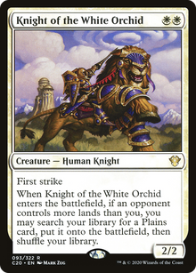 {R} Knight of the White Orchid [Commander 2020][C20 093] - Misty Mountain Games