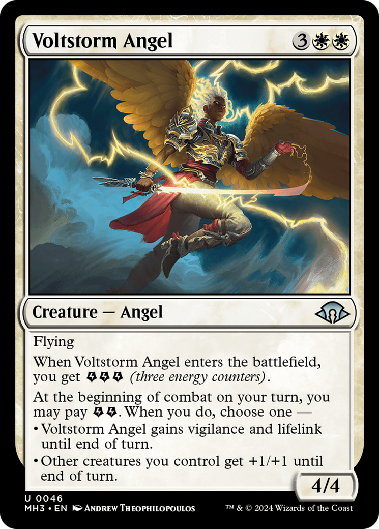 {C} Voltstorm Angel [Modern Horizons 3][MH3 046]