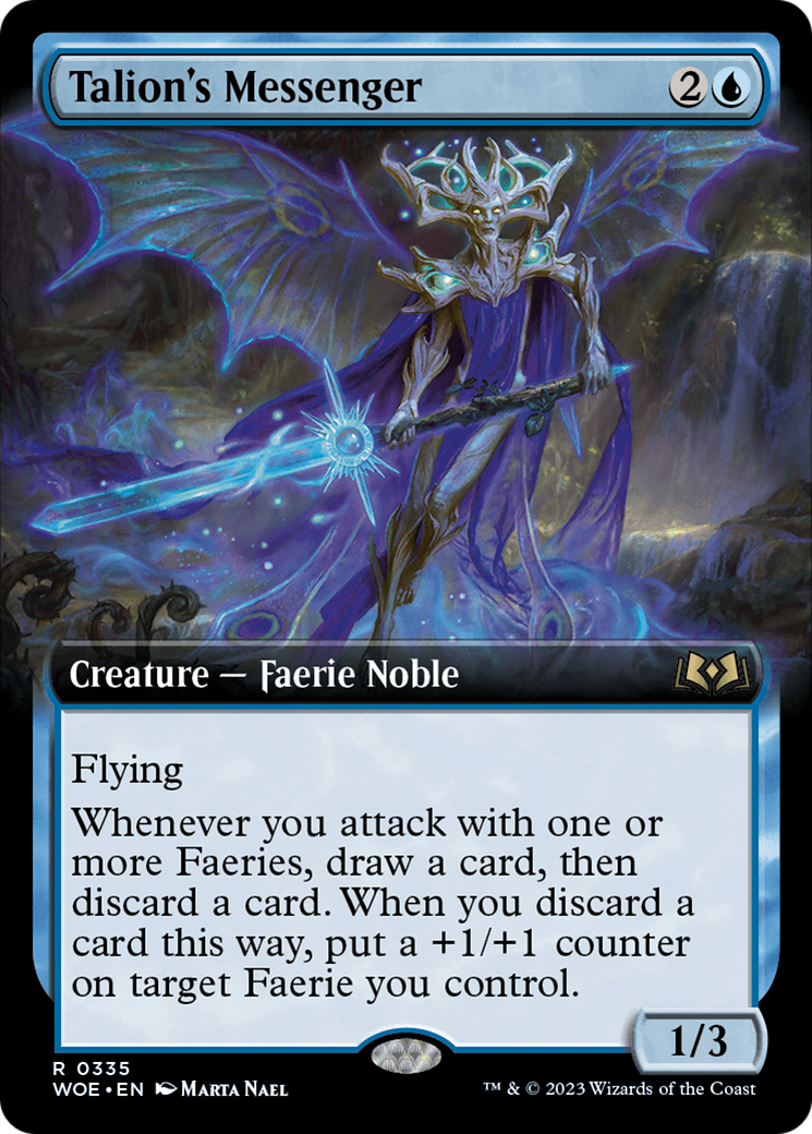 {@R} Talion's Messenger (Extended Art) [Wilds of Eldraine][WOE 335]