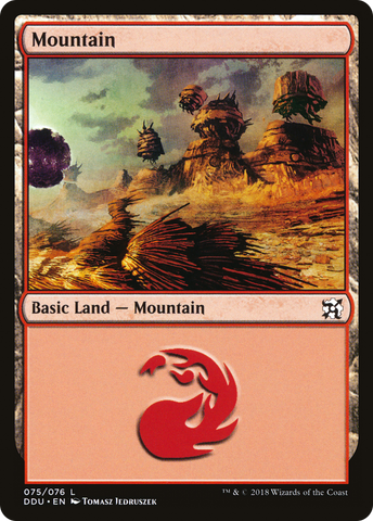 {B}[DDU 075] Mountain (75) [Duel Decks: Elves vs. Inventors]