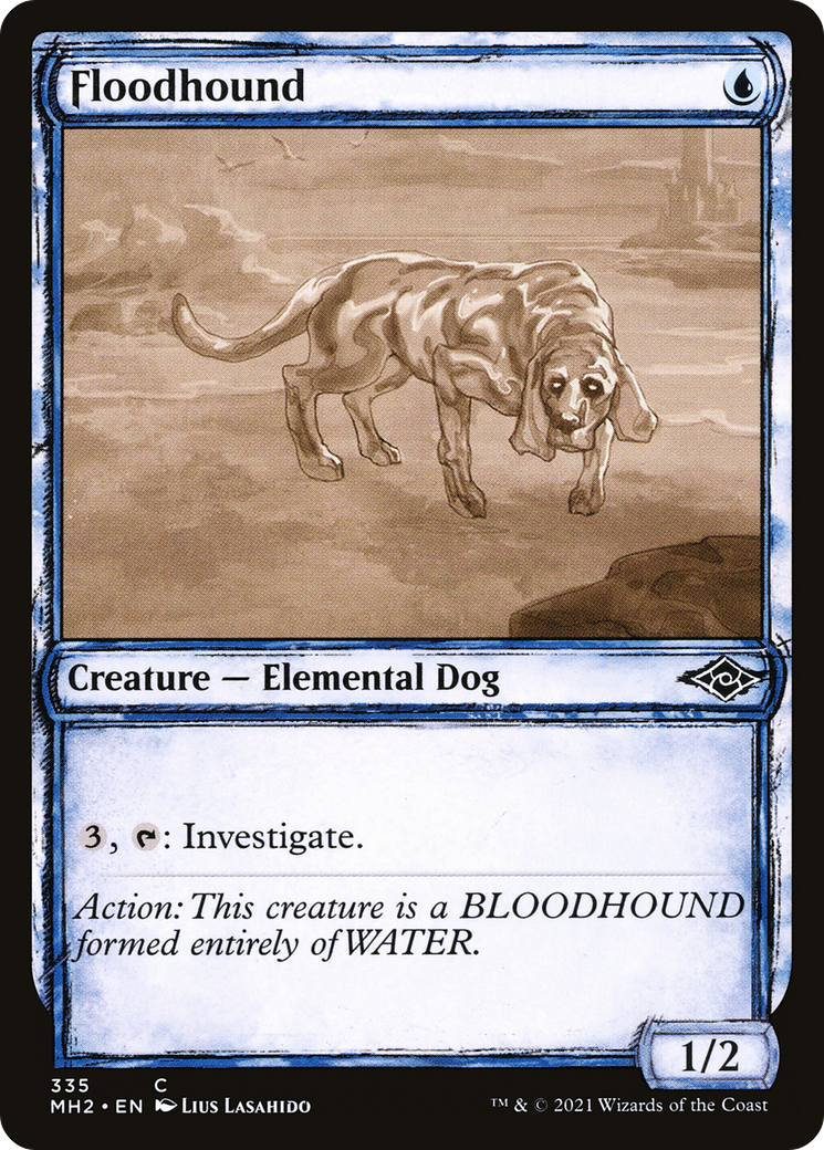 {C} Floodhound (Sketch) [Modern Horizons 2][MH2 335]