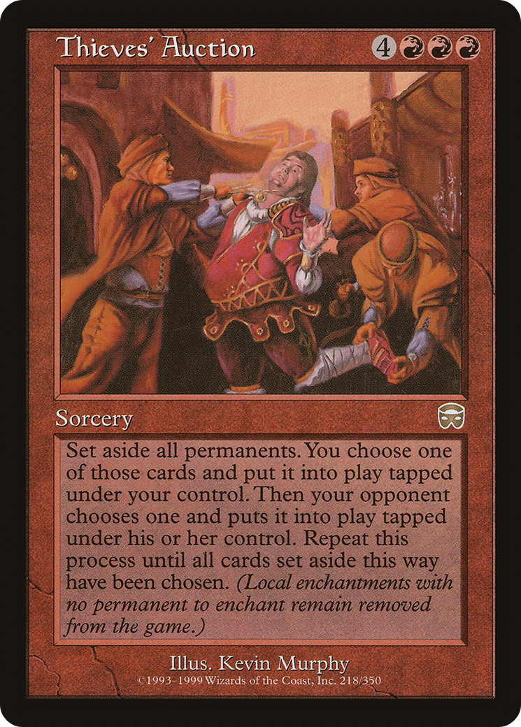 {R} Thieves' Auction [Mercadian Masques][MMQ 218] - Misty Mountain Games
