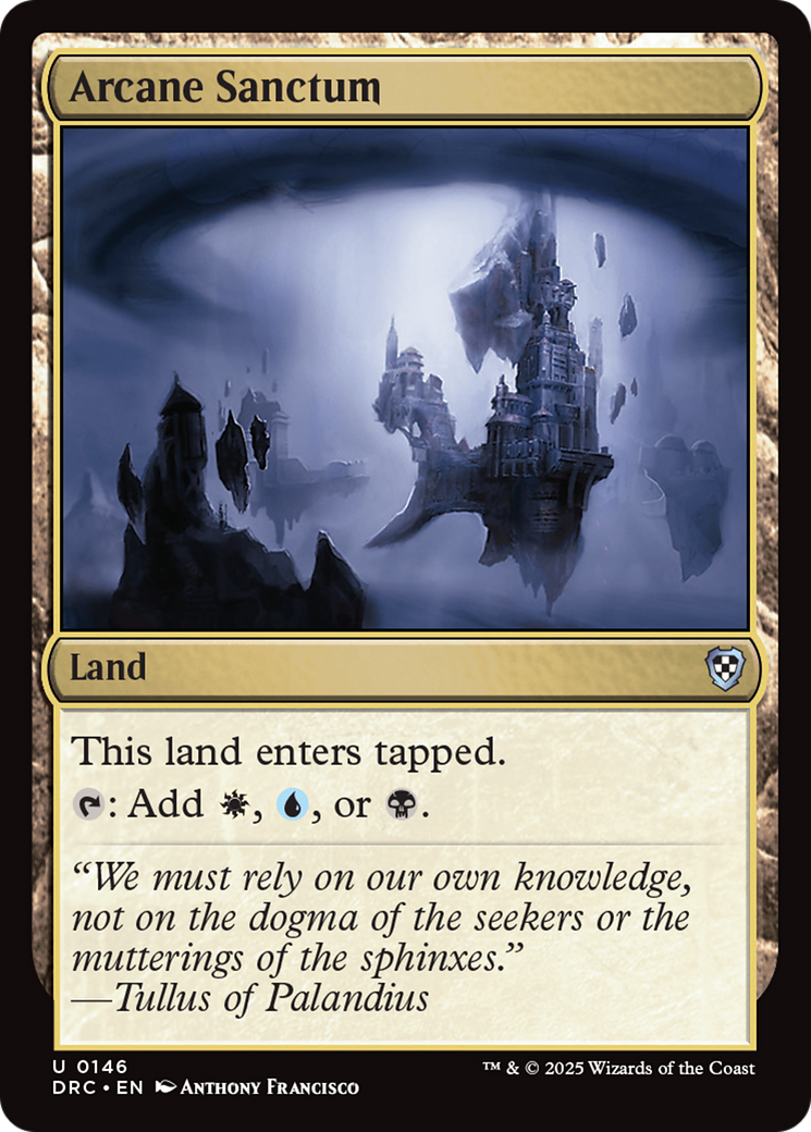{C} Arcane Sanctum [Aetherdrift Commander][DRC 146]