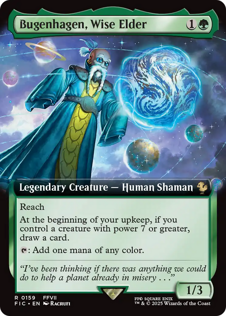 {R} Bugenhagen, Wise Elder (Extended Art) [FINAL FANTASY Commander][FIC 159]