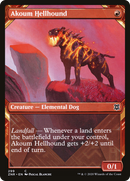 {C} Akoum Hellhound (Showcase) [Zendikar Rising][ZNR 299]