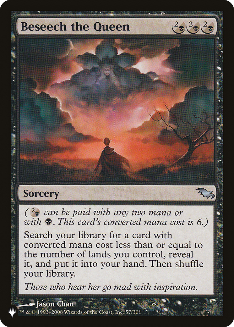Beseech the Queen [LIST 57/301]