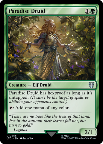 {C} Paradise Druid [The Lord of the Rings: Tales of Middle-Earth Commander][LTC 255]