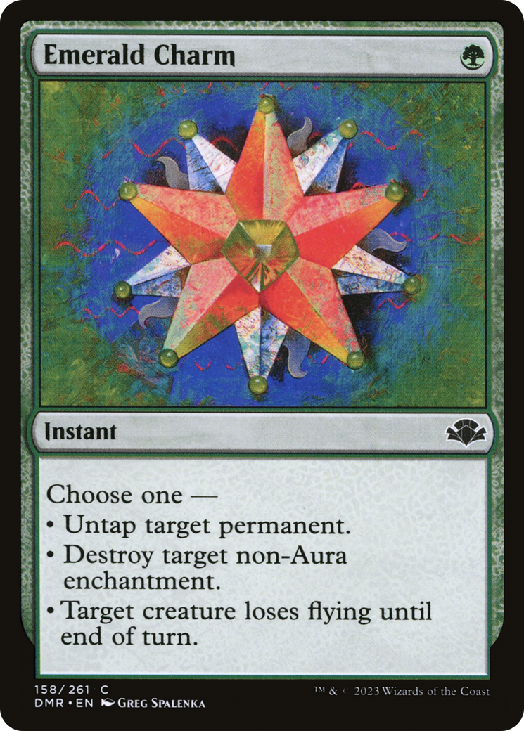 {C} Emerald Charm [Dominaria Remastered][DMR 158]