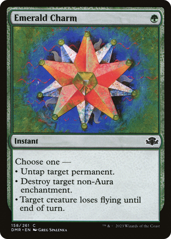 {C} Emerald Charm [Dominaria Remastered][DMR 158]