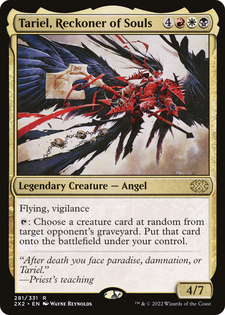 {R} Tariel, Reckoner of Souls [Double Masters 2022][2X2 281]