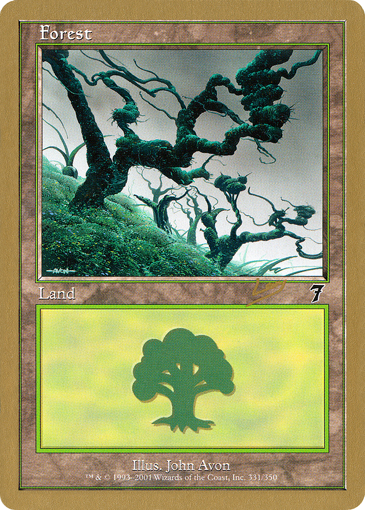 {B}[GB WC02 RL331] Forest (rl331) (Raphael Levy) [World Championship Decks 2002]