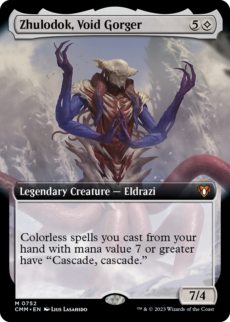 {R} Zhulodok, Void Gorger (Extended Art) [Commander Masters][CMM 752]
