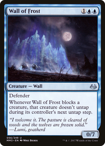 {C} Wall of Frost [Modern Masters 2017][MM3 056]