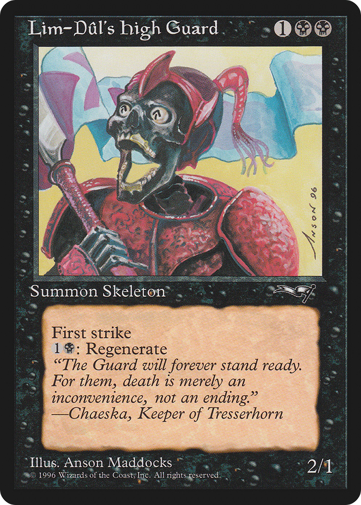 {C} Lim-Dul's High Guard (Holding Flag) [Alliances][ALL 55A]