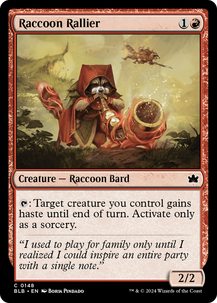 {@C} Raccoon Rallier [Bloomburrow][BLB 148]